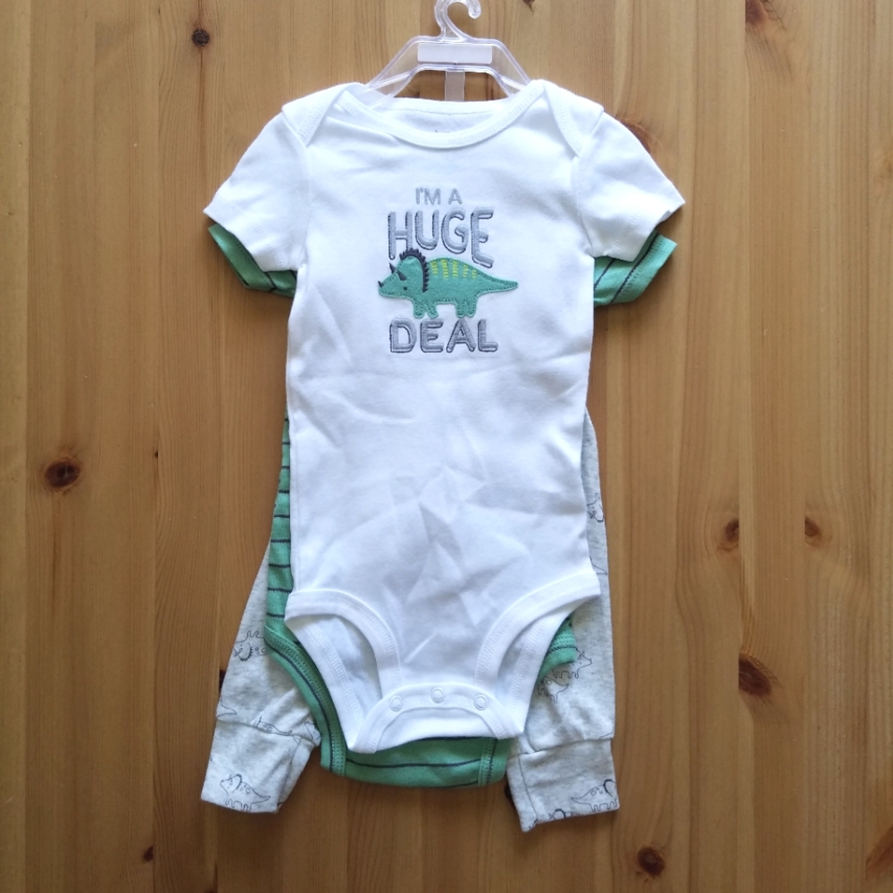 Dinosaur Onesie and Pants Set 9 Months
